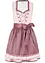 Dirndl met schort, knielang (2-dlg. set), bonprix