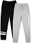 Sweatpants van zachte katoenmix (set van 2), bonprix