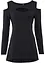 Longshirt met cut-outs van viscose, RAINBOW