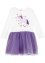 Meisjes jersey jurk met tule en pailletten, bpc bonprix collection