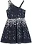 Meisjes feestelijke one shoulder jurk met pailletten, bpc bonprix collection