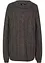 Oversized trui met kabelpatroon, bonprix
