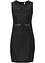 Jurk met imitatieleer en mesh, BODYFLIRT boutique