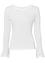 Geribd shirt met trompetmouwen van biologisch katoen Cradle to Cradle Certified® zilver, RAINBOW