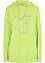Trendy sweater met statement print en capuchon, bonprix