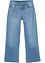 Wide leg mid waist jeans, bonprix