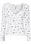 Longsleeve met hartvormige halslijn van viscose, RAINBOW