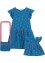 Meisjes jersey jurk, tas en poppenjurk (3-dlg. set) van biologisch katoen, bpc bonprix collection