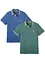 Piqué-poloshirt, korte mouwen (set van 2), bonprix