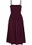 Jersey rok met smokwerk, kuitlang, bonprix