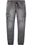 Regular fit jogging jeans met cargozakken, straight, bonprix