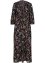 Crinkle maxi jurk van katoen met gesmokte inzetten, bpc bonprix collection