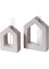 Ornament huis met vaas (2-dlg. set), bpc living bonprix collection