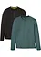 Henley shirt met comfort fit (set van 2), bonprix