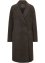 Lange jas met visgraatpatroon en wol, bonprix PREMIUM