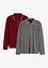 Poloshirt, lange mouw (set van 2), bonprix