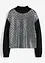 Gebreide trui met glitterprint, RAINBOW