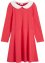 Meisjes jersey jurk met kraag en lange mouwen, bpc bonprix collection