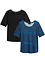 Sportshirt met halflange mouwen (set van 2), sneldrogend, bonprix