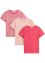Meisjes T-shirt (set van 3) van biologisch katoen, bpc bonprix collection