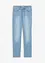 Stretch jeans mid waist, straight, bonprix