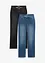 Mid waist jeans, straight (set van 2), bonprix