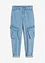 Cargo jeans in barrel shape, RAINBOW