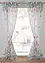 Transparant gordijn met bloemenprint en embrasse (set van 2), bonprix