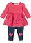 Baby sweatjurk en legging (2-dlg. set) met biologisch katoen, bpc bonprix collection