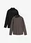 Longsleeve met col in een katoenmix (set van 2), bonprix