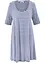 Lange shirt tuniek, korte mouw, bonprix