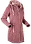 Lang fleece vest met capuchon, bonprix
