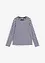 Gestreepte longsleeve met borduursel, bonprix
