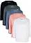 Longsleeve met ronde hals (set van 5), 3/4 mouw, bonprix