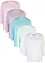 Longsleeve met ronde hals (set van 5), 3/4 mouw, bonprix