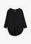 Shirt met 3/4 mouwen in een mix van viscose en elastan, bonprix