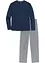 Pyjama met V-hals (2-dlg.), bonprix