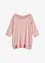 Boxy shirt met boothals, halflange mouw, bonprix