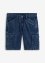 Cargo jeans bermuda van biologisch katoen, loose fit, RAINBOW