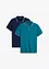 Poloshirt, korte mouwen (set van 2), bonprix