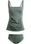 Bandeau tankini (2-dlg. set) met gerecycled polyamide, bonprix