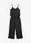 Jersey plissé jumpsuit, bonprix