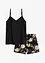Shortama met spaghettibandjes (2-dlg. set), bonprix
