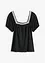 T-shirt met kantrandjes, bonprix