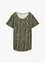 Longshirt met animalprint van viscose, bonprix