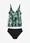 Tankini met gerecycled polyamide (2-dlg. set), bonprix