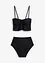 Bandeau bikini met gerecycled polyamide (2-dlg. set), bonprix