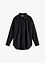 Oversized overhemdblouse met knoopsluiting van katoen, bonprix
