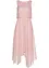 Premium chiffon midi jurk met kant, bonprix