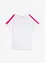 T-shirt met neonstrepen van biologisch katoen, bonprix